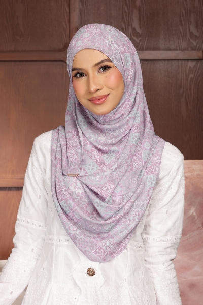 Aralyn Babes Printed Izmir in Dusky Purple